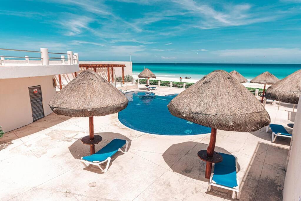 Ocean View Apartment, Best Beach Area, 3 Bedrooms カンクン エクステリア 写真